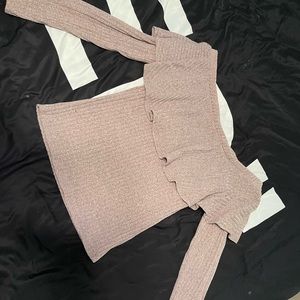 Charlotte Russe off the shoulder shirt